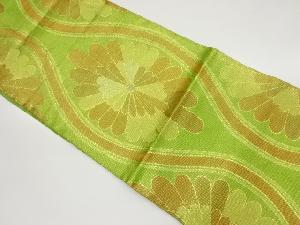 立涌に菊模様織出し名古屋帯